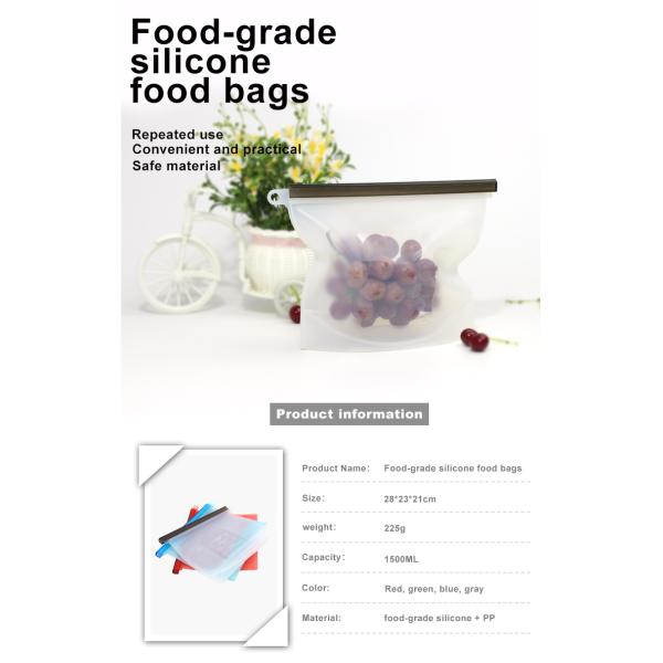 Тара для хранения кухни герметической укупорки 1500ML для замороженных продуктов