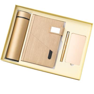 Cordless Charging A5 Notebook Corporate Gift Dustproof With Built In Power Bank