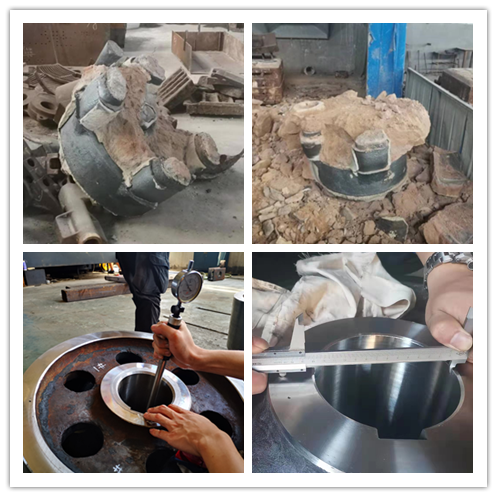 Finish Painting Carbon Steel Casting Products Carbon Steel Wheels Wear Resistant
