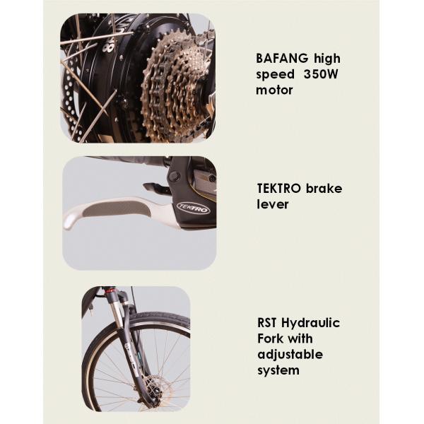 25km/H 350 Watt Electric Motorized Mountain Bike 700C MTB Tire