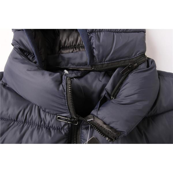 Casual Autumn Winter Hoodie Jacket 100% Polyester Warm Quilted Jacket