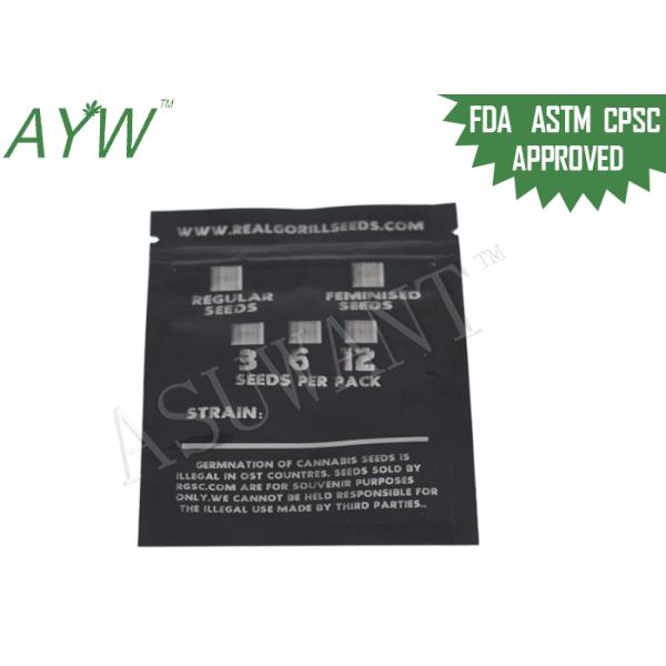 Молния доказательства запаха семейной медицины кладет упаковку в мешки для регулярных/Феминисед семян