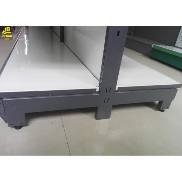 Dye hair Display Supermarket Storage Racks 2400mm High Buckle Back Panel