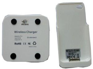 Wireless Li-ion Battery Charger For Galaxy S3 / iPhone5 / iPhone4s
