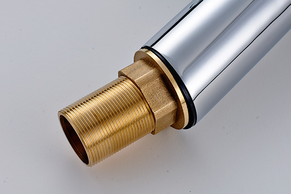 Glass Waterfall Spout Brass Bathroom Faucet ROVATE Stainless Steel Handle