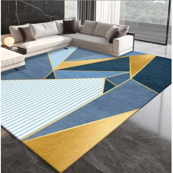 Rectangle Polyester Fiber Living Room Floor Carpets Household Absorption Bedroom Sofa