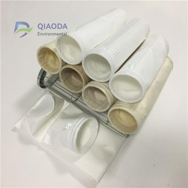 Industrial Water Repellent Oil Repellent Polyester Needle Felt Filter Bags Baghouse Filter Bags