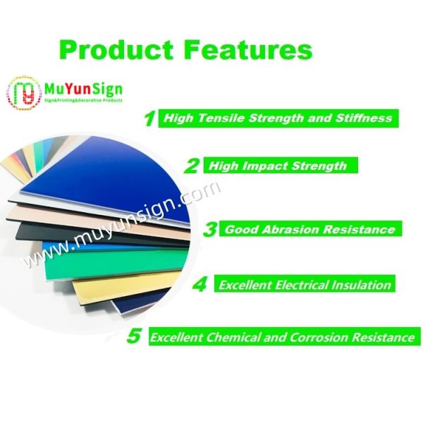 Eye Catching ABS Sheet Impact Resistant with Two Distinct Solid Colors