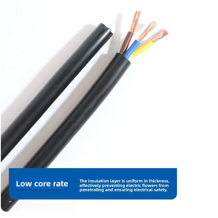 Multi-Core Flexible Control Cable with 300/500V Voltage Rating and 2000kV AC Test Voltage for Industrial Equipment and Home Appliance Lighting