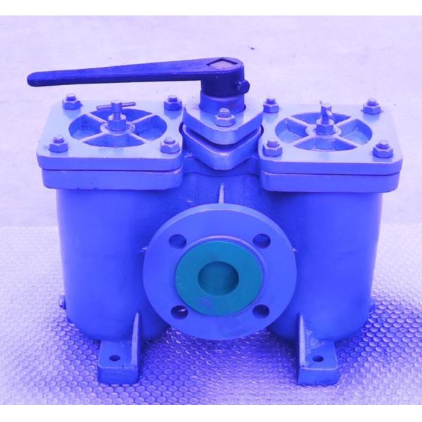 Double Oil Filter For D.O. Delivery Pump Suction Model : A50-0.75/0.26 Cb/T425 Body Cast Iron Filter Stainless Steel