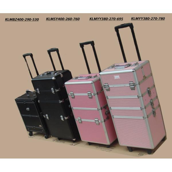 Rolling aluminum barber tool case with drawers/barber tool case KLMYY380-270-695
