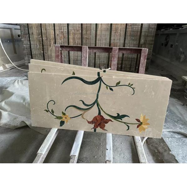 Modern Design Style Anti-Slip Beige Marble Staircase Carpet for Natural Stone Steps