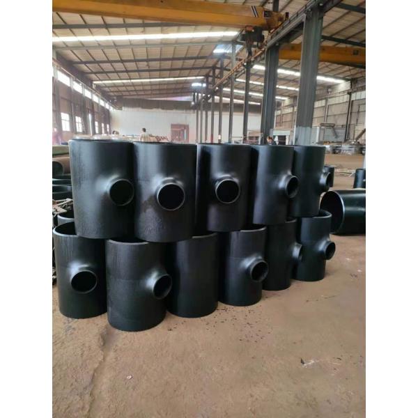 Ansi B16.9 Pipe Fitting Tee Sch40 Stainless Steel / Carbon Steel Seamless