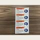 Custom Matte Silver PET Self Adhesive Labels with Matte Non-Reflective Surface, Superior Environmental Resistance, and High Scratch Durability