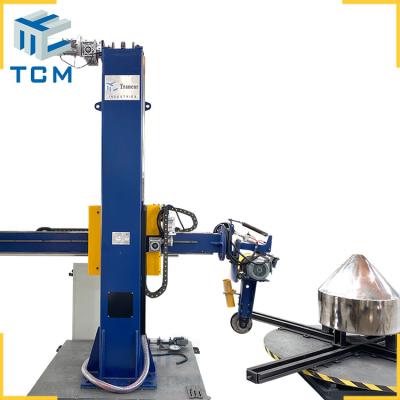 Steel Conical Shell Inner Outer Surface Automatic Dished End Polishing Machine