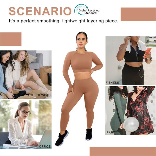 Hexin Private Label Похудение Спортзал Фитнес-одежда для женщин Воздушное белье Эко-дружественное