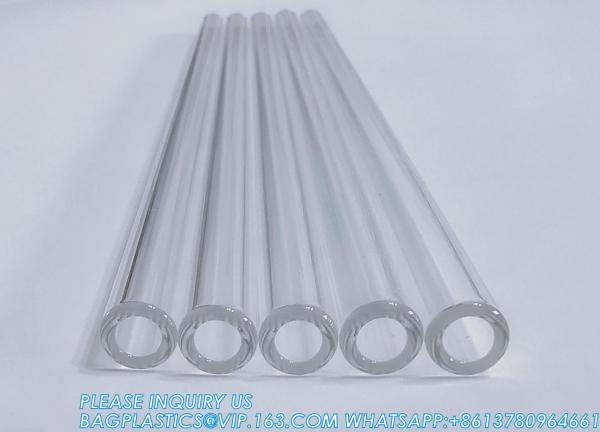 4 Inch Long 10 Pieces Glass Borosilicate Blowing Tubes 12 Mm OD 2mm Thick Wall Tubing, Clear Tubes For Art DIY