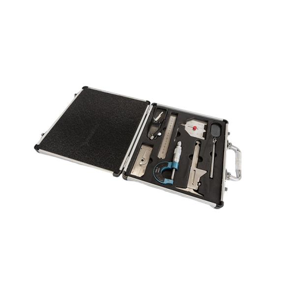 Silver Stainless Steel Double Slide Welding Gauge for Multi Function Welding Equipment