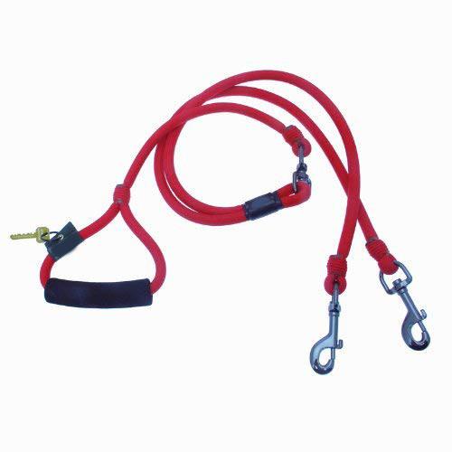 Ergonomic Training Nylon Dog Leash With Traffic Handle 360 Tangle Free