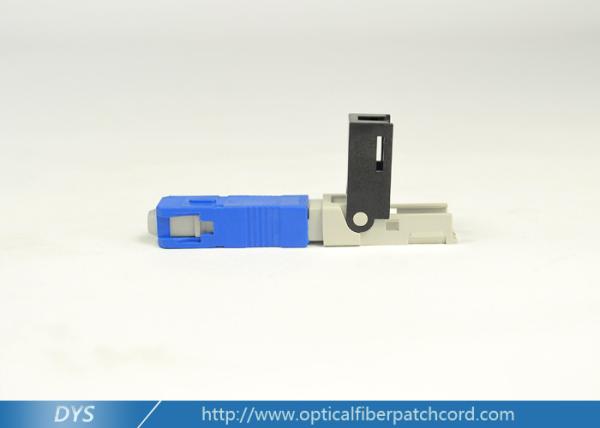 ROHS quick connect multimode fiber optic connector Insert loss ≤0.2dB