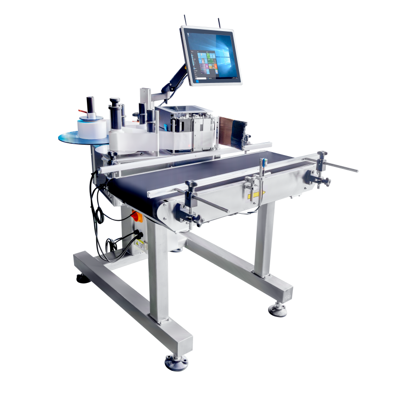 PLC Water Bottle Printing Labeling Machine 203DPI 300DPI 600DPI
