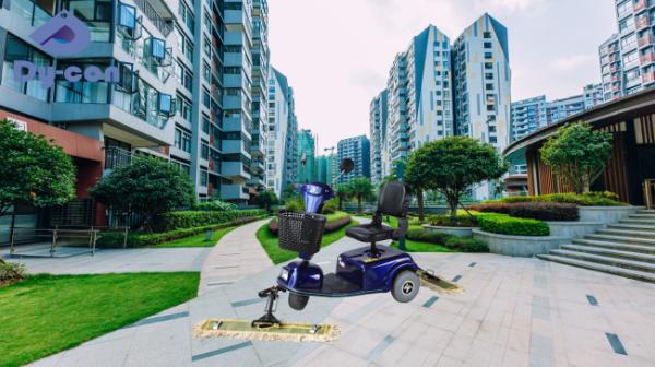 BS3900 Scooter à chariot à poussière avec fonction de nettoyage à sec et humide