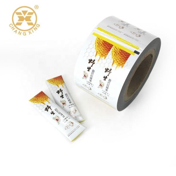 Filme de rolo de empacotamento de Honey Sachet Packaging Wrapping Plastic da barreira alta do pó do café