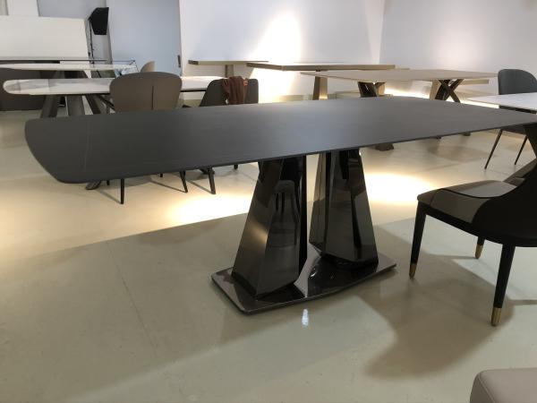 Luxury Marble Household Long Dining Table Stainless Steel High-end Dining Table, Customized 6,8-person Dining Table and Chairs