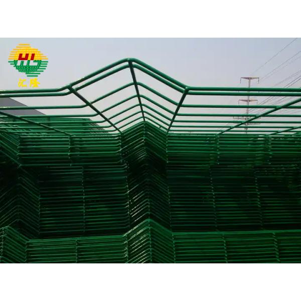 Ограждение из оцинкованной проволоки 50*150 3D с изогнутой сеткой