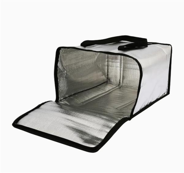 Picnic Pack Custom Aluminized Bubble Insulation Bag Takeaway Bag Lunch Ice Pack
