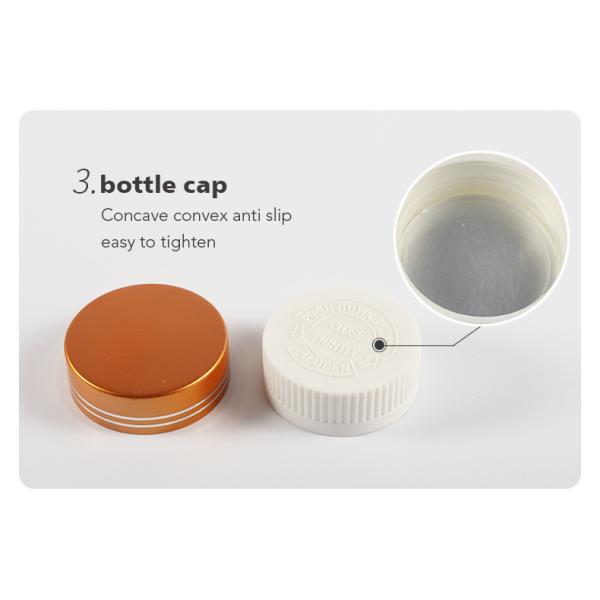 Pharmaceutical Packaging Tablet Medicine Bottle with Tamper-Proof Cap Label BPA Free Empty PetBrown Plastic Pill Bottle Seal