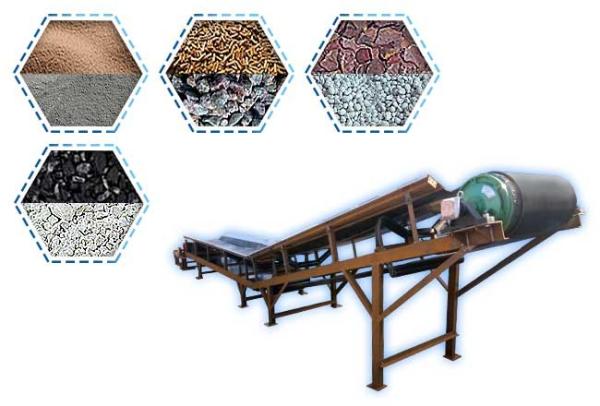 Troughed Rubber Inclined Belt Conveyor Machine Flat Model 800mm Width