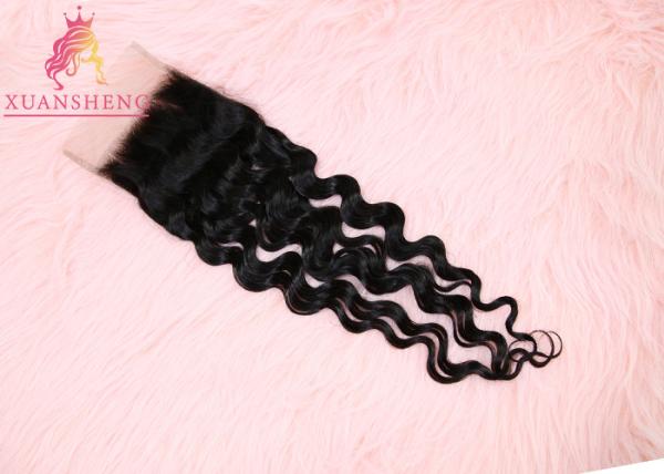 100% Virgin Raw 5x5 Lace Closure Unprocessed Hair Loose Wave No Shedding And No Tangle