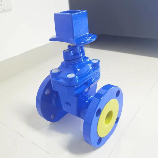 AWWA C515 Ductile Iron DIN F4 Resilient non-rising Stem Sluice Gate Valve