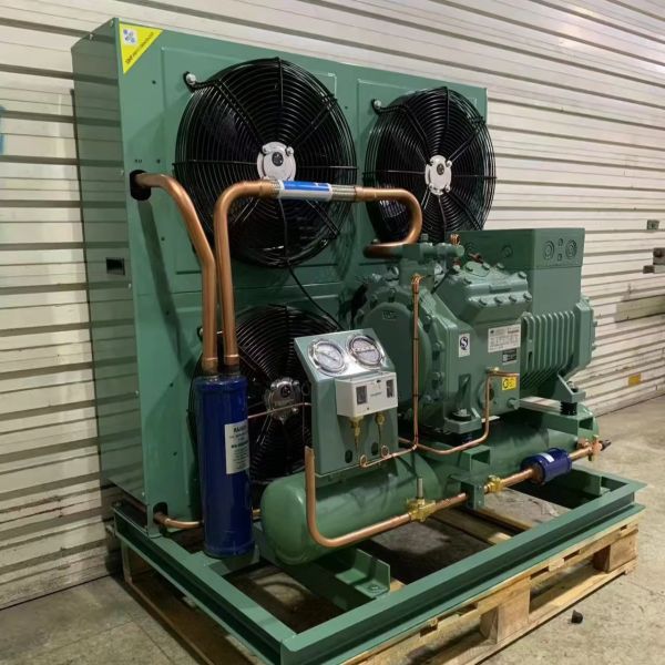 2026 New Product High-Efficiency Energy-Saving Low Temperature Refrigeration Unit Condenser Motor Air Cooled R404a Refrigerant