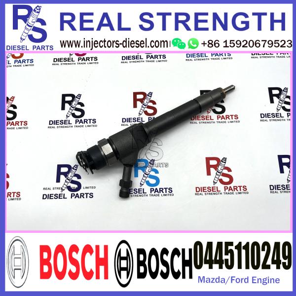 BOSCHの注入0445110249	0986435178ディーゼル燃料の共通の柵の注入器0445110249	マツダ エンジンのための0986435178 WE0112H50A
