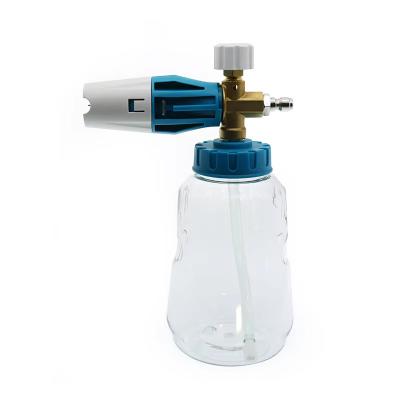 Portable 1L large capacity car washer nozzle adjustable snow foam lance car care & cleaning