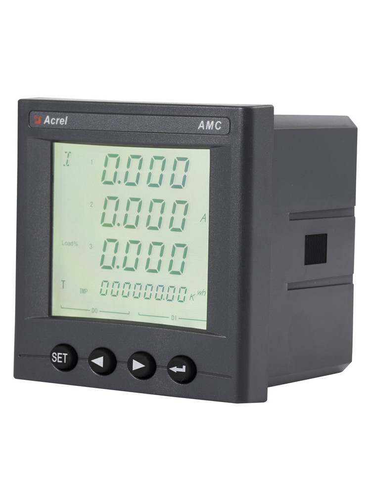 Acrel AMC72L-AV однофазный выходный ток связи RS485 4-20mA с номинальным напряжением на ЖК-дисплее AC 100V 400V
