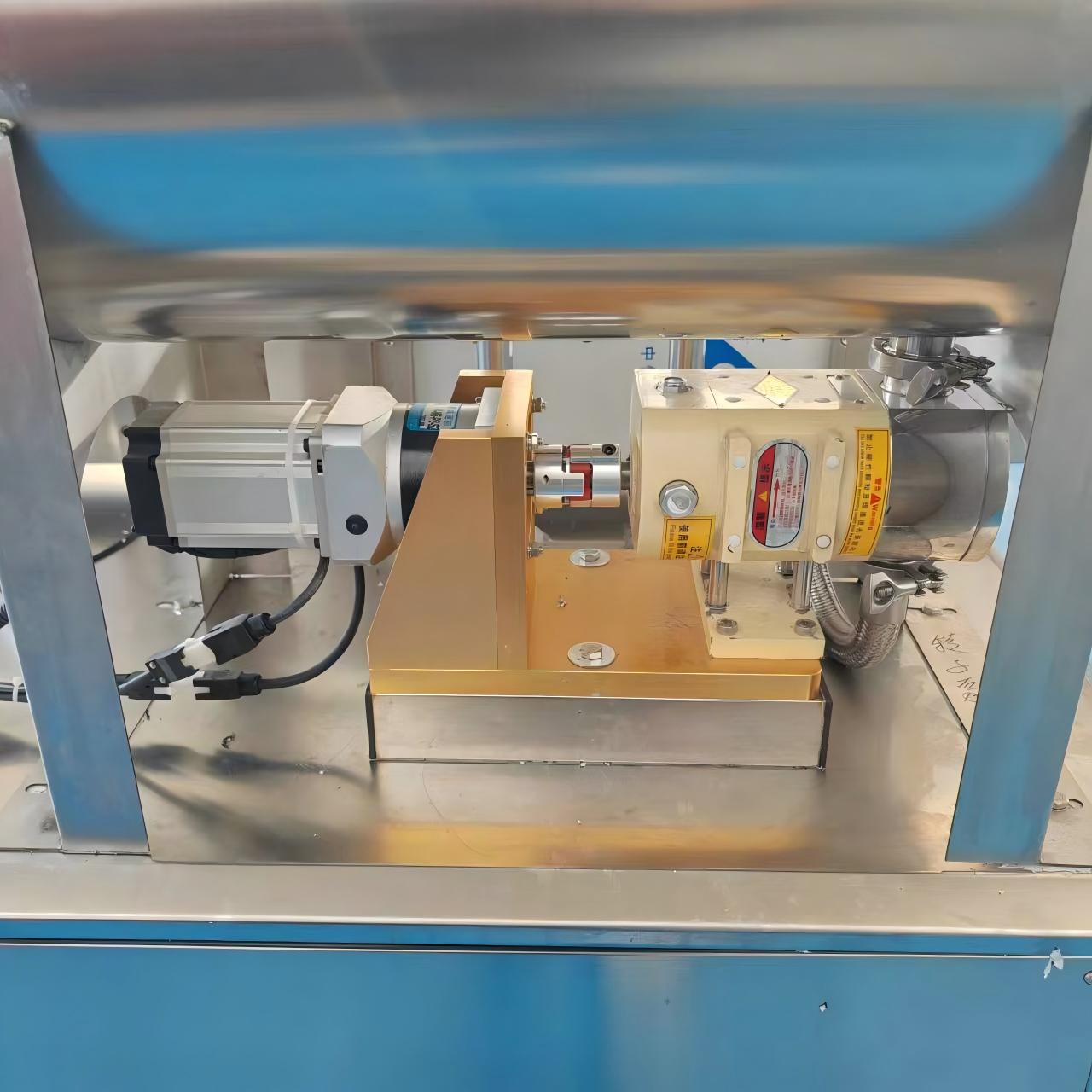 High Viscosity Hot Paste Ghee Peanut Butter Thick Tomato Paste Liquid Pail Filling Machine Automatic With Mixer