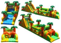 Location du parcours de combattant gonflable durable pour la partie orientée de jungle