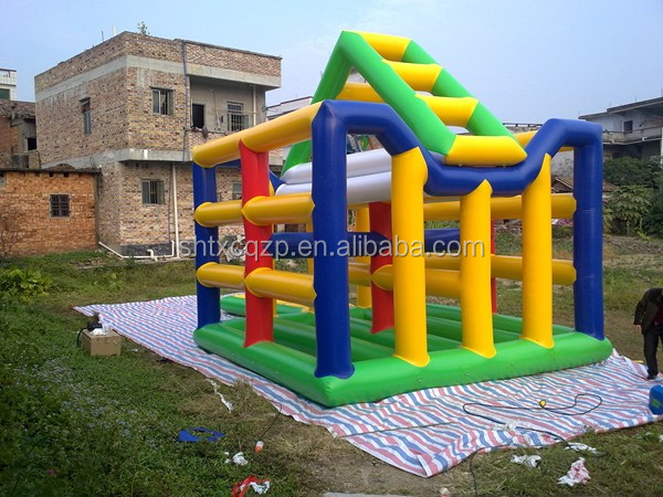 Inflatable Jungle Joe Water Park Float Toy Logo Printing Multiple Sizes Available Commercial Rental Business Budget Friendly
