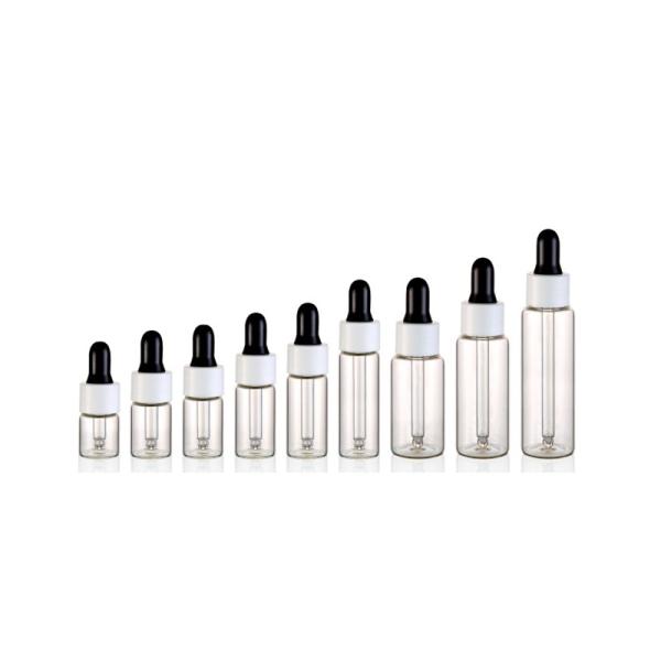 P6602-1 Прозрачная стеклянная крышка 5ml 7ml 8ml 10ml 12ml 15ml 20ml 25ml 30ml капельницы бутылки масла сути пластиковая