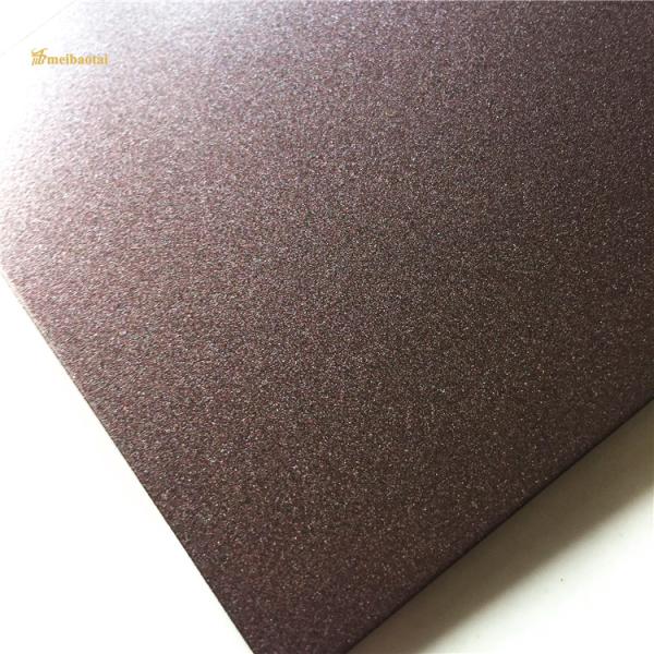 Почищенная щеткой стена кухни нержавеющей стали 201 покрывает пурпурный и красный анти- отпечаток пальцев