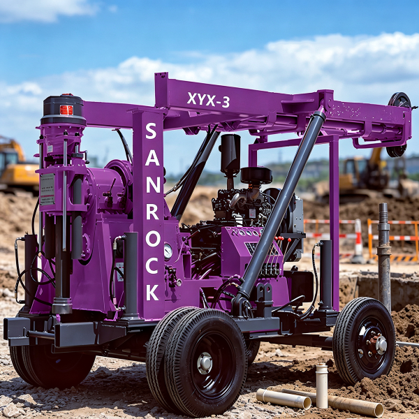 Vertical Rotation Hydraulic Core Drilling Rig Rock And Soil Sampling Drilling Machine Deep Core Drill Rig