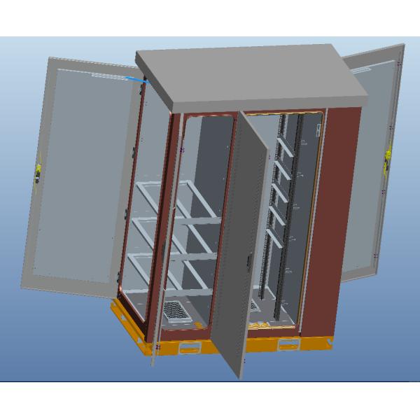 Двойные алюминиевые интегрированные на открытом воздухе датчики сигнала тревоги шкафа оборудования DDTE045-AL