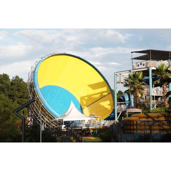 Strong Large Tornado Fiberglass Water Slides SGS CE Certificate for Water Park