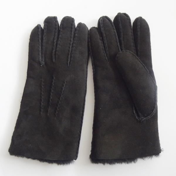 Spanish Merino Double Face Leather Winter Gloves Hand Sewn Men Sheepskin Gloves