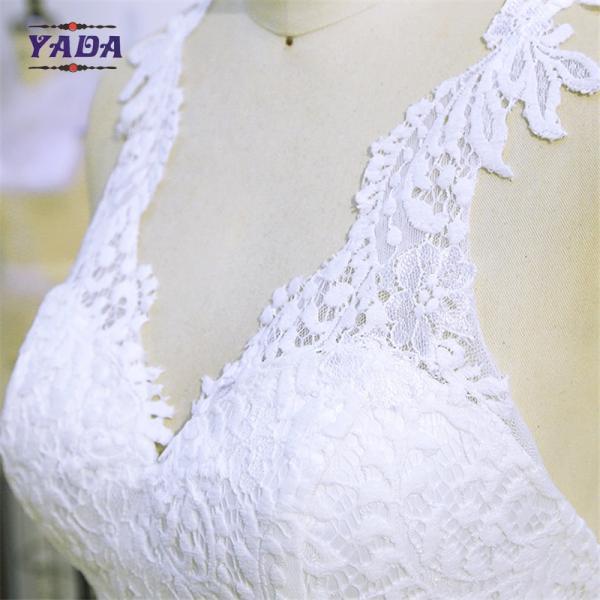 Женщины стройные фитнес V шея Алибаба кружевные сексуальные свадебные рубашки рубашки рубашки для свадьбы Китай