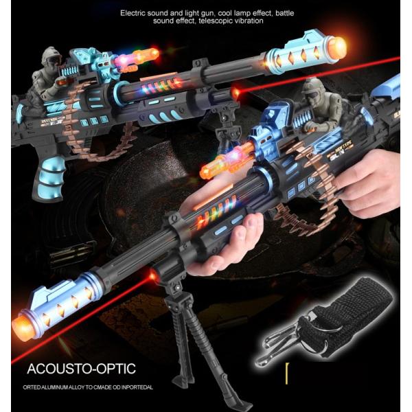 BOYS Toy Submachine Gun M249 Big Pineapple Boy with Electric Sound and Light