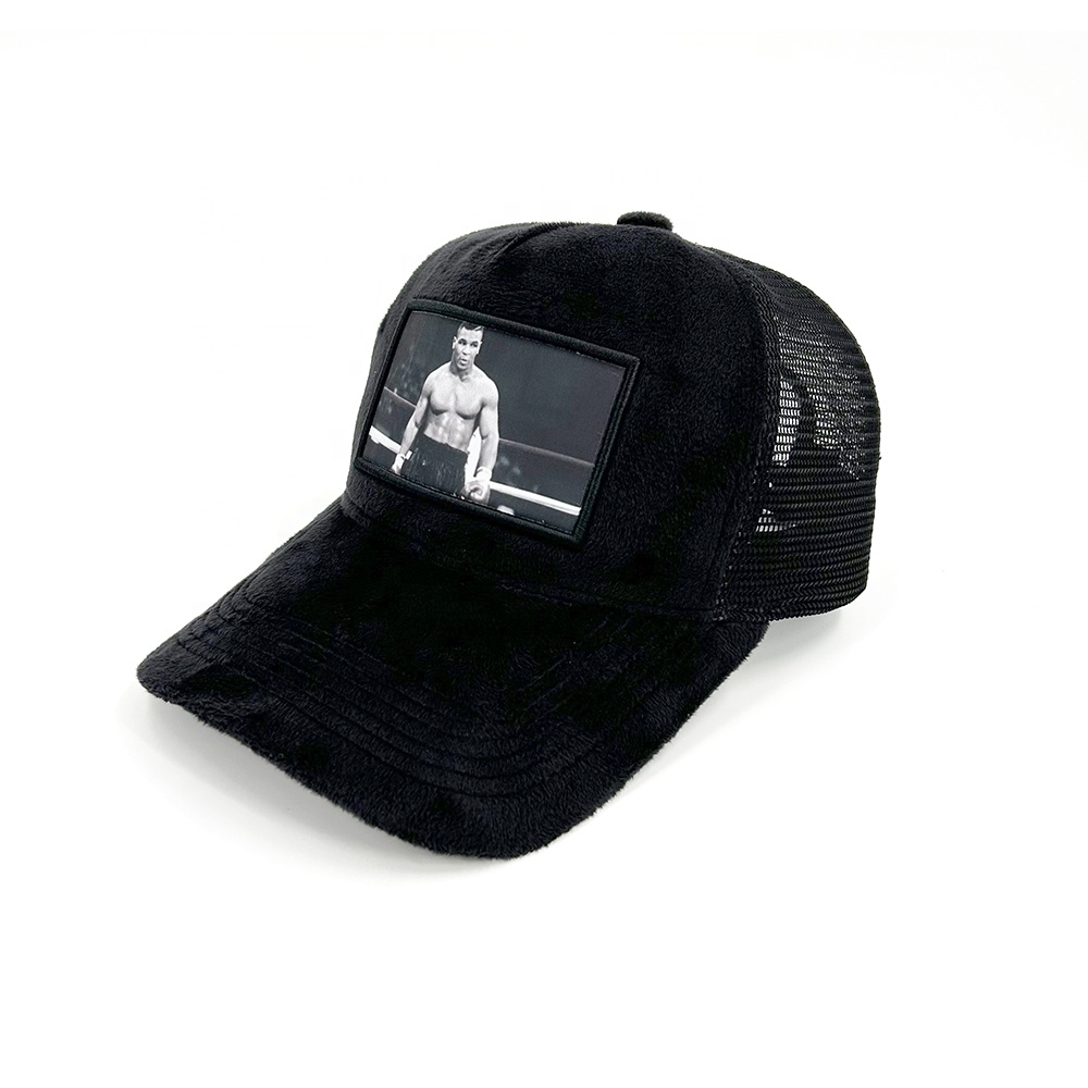 Velvet Puffs 3D Embroidery Trucker Hats Embroidered Snapback Cap Structured Cap